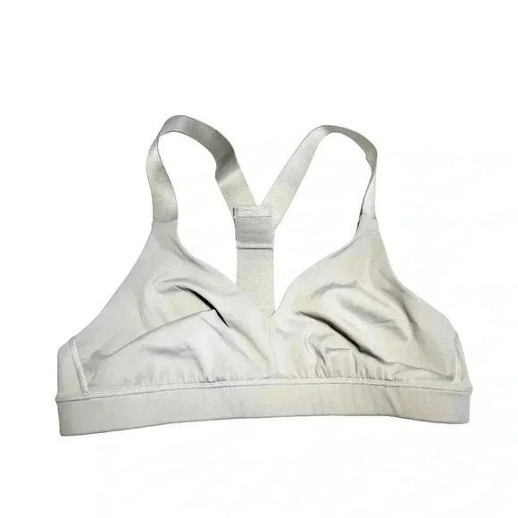 ATHLETA WOMEN’S LOW IMPACT SPORTS BRA•SIZE S (For A-C Cups)•LIGHT GREY• NWT• - Picture 2 of 10
